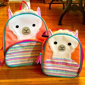 Skiphop Llama Backpack and Lunchbag